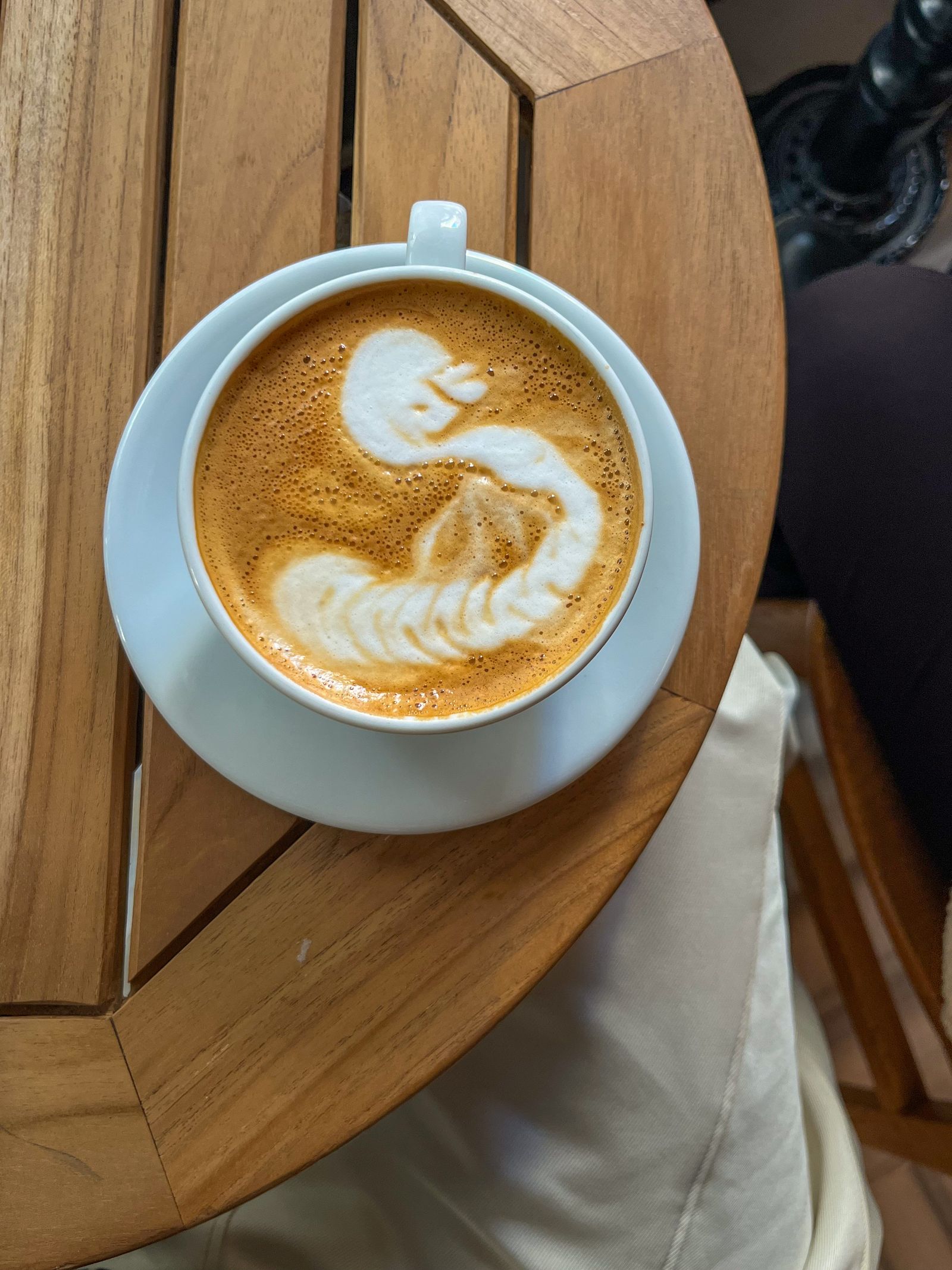 ラテアートの一杯